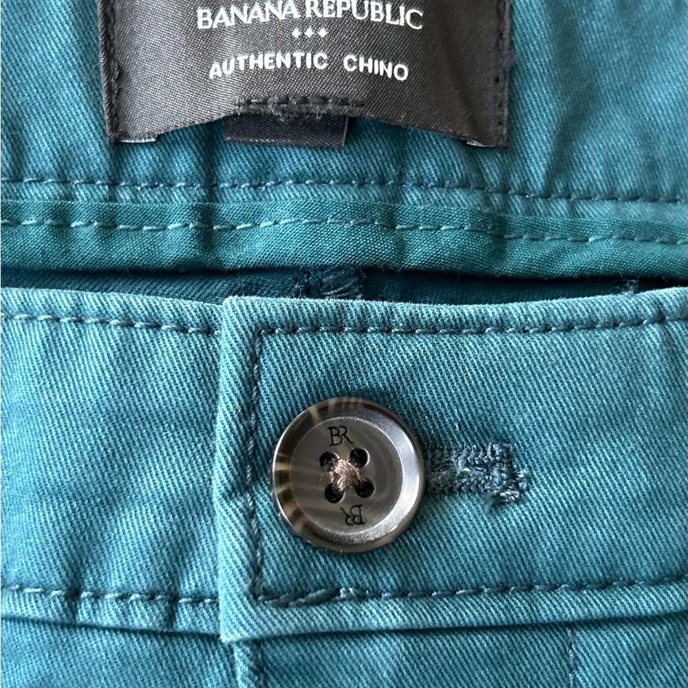 Banana Republic Teal Chino Utility Shorts - Picture 10 of 11